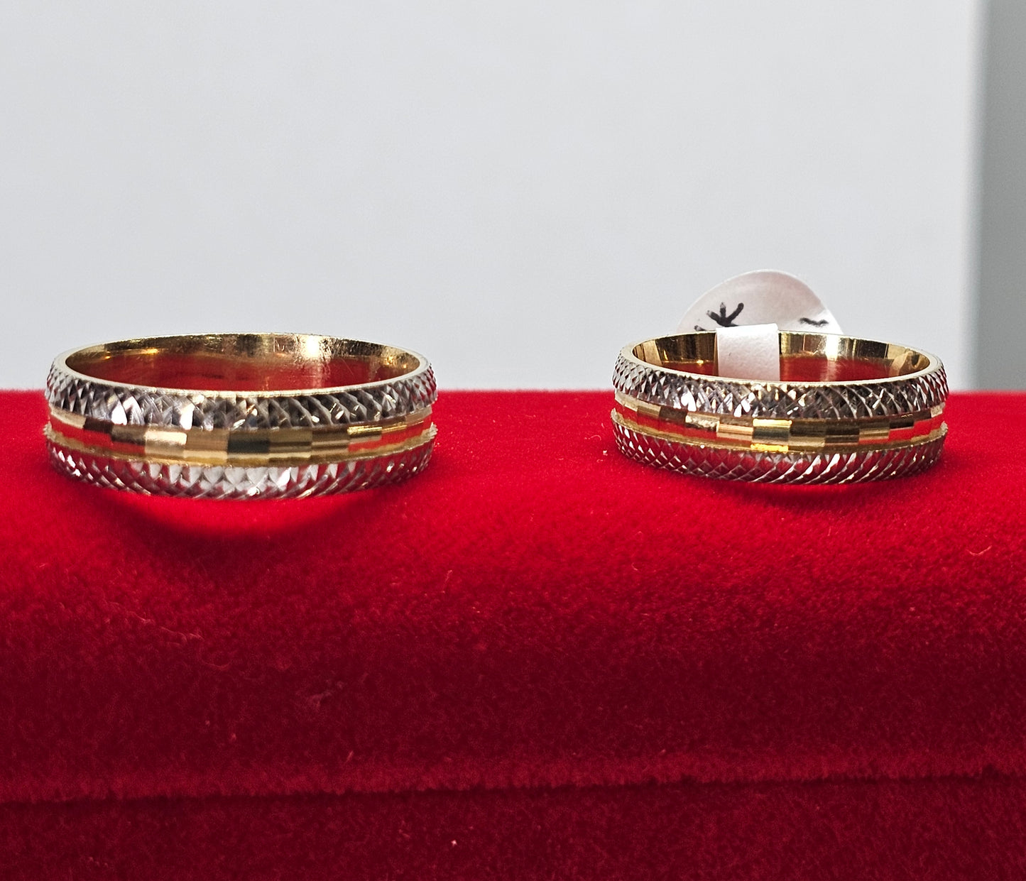 Set de Anillos de Boda 14k
