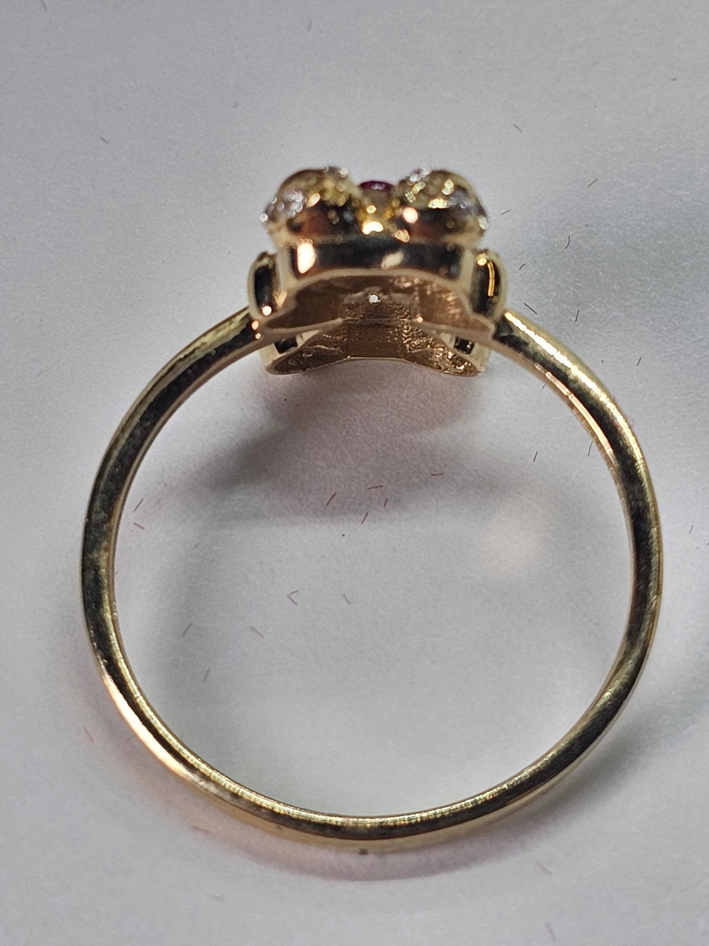 14k Gold Bear Ring #6.5 - Anillo De Osito 14k oro Solido #6.5