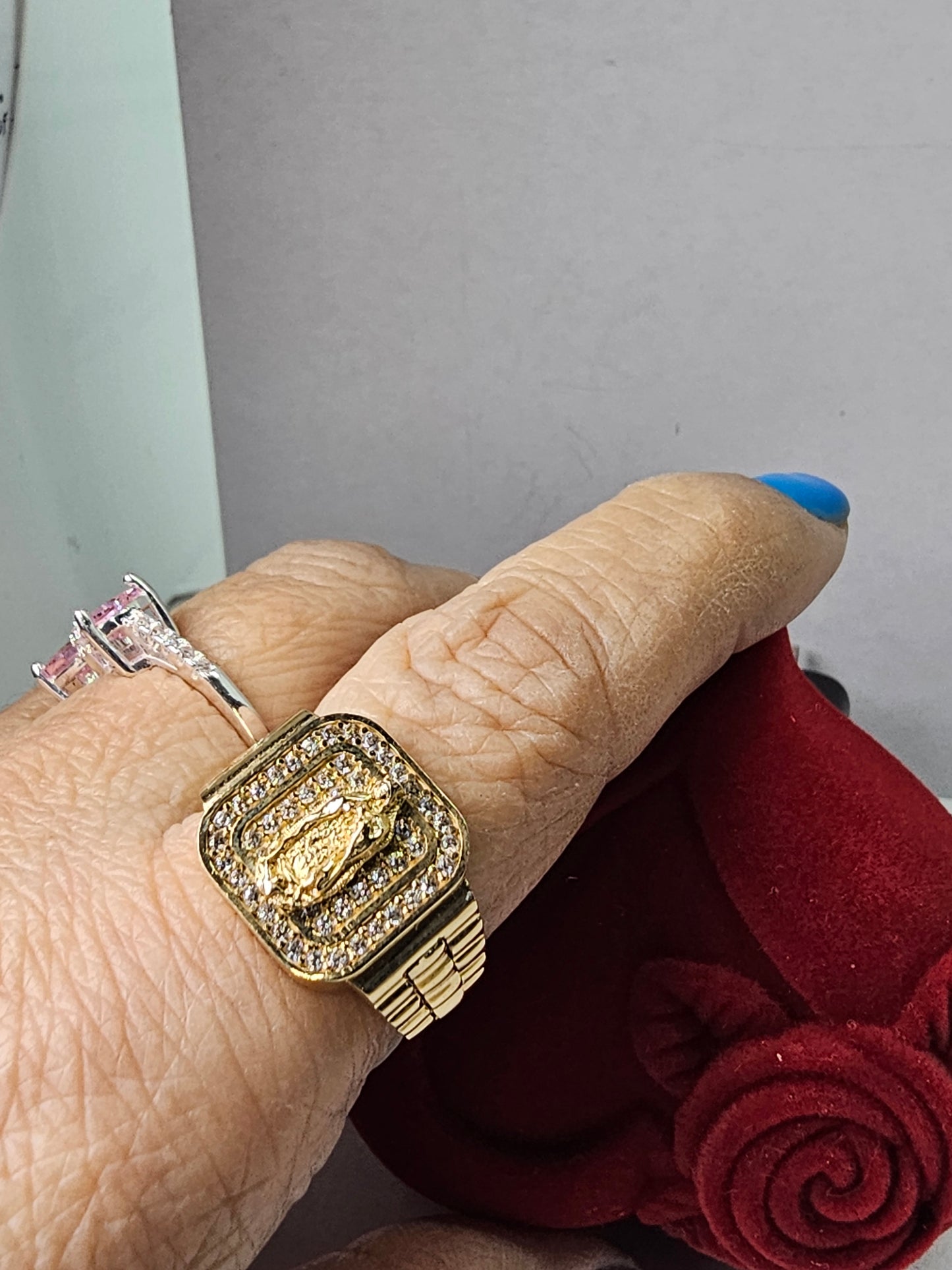 Anillo para caballero 10k