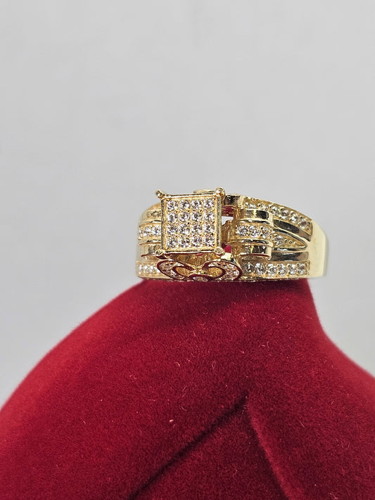 Anillo Princesa 14k Oro solido