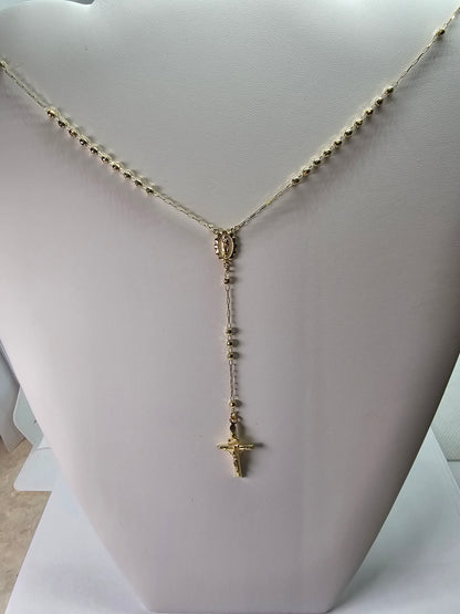 10K Italian Gold Rosary - Rosario 10k Oro Italiano
