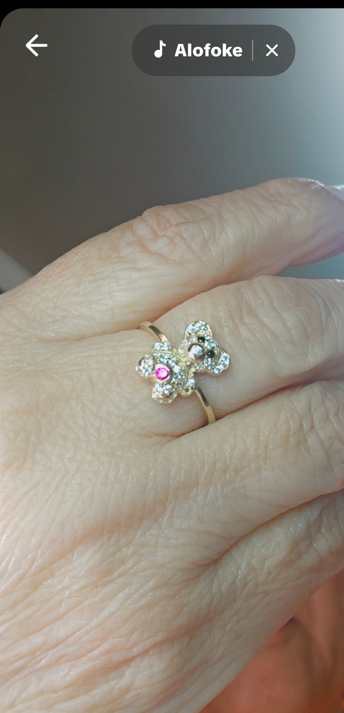 14k Gold Bear Ring #6.5 - Anillo De Osito 14k oro Solido #6.5