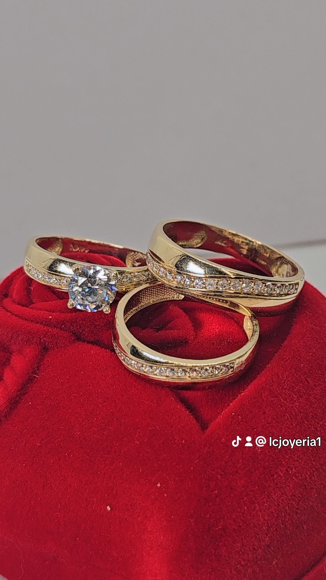 Anillos de Boda Set 14k