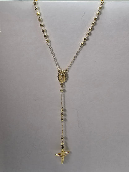 10K Italian Gold Rosary - Rosario 10k Oro Italiano
