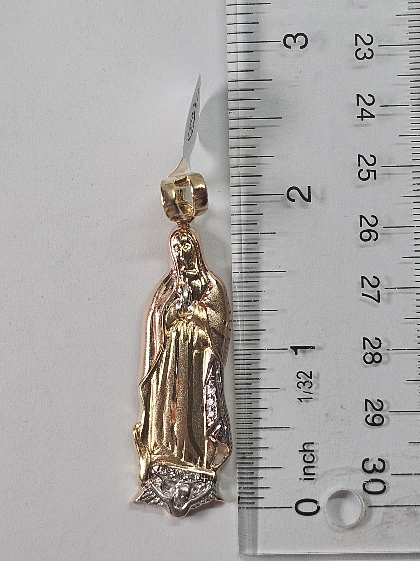 MEDALLA  Virgen de Guadalupe   14k