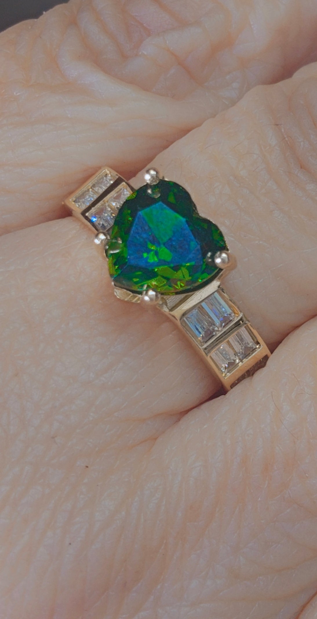 Anillo Corazón Oro 14k #7