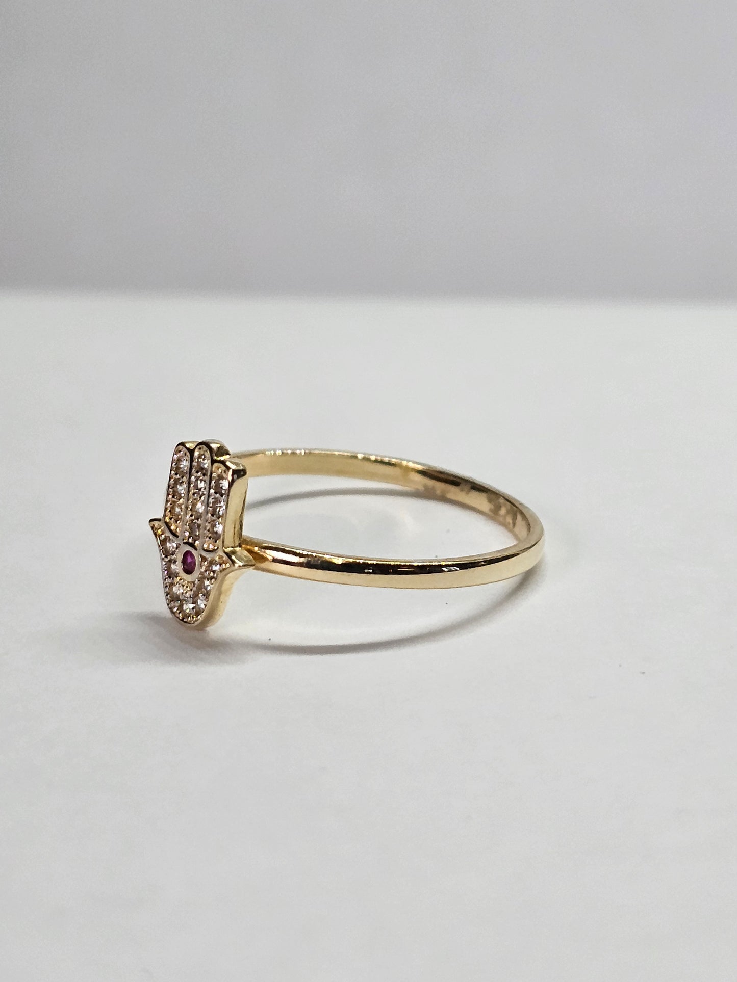 Anillo Manita de Fatima 14k