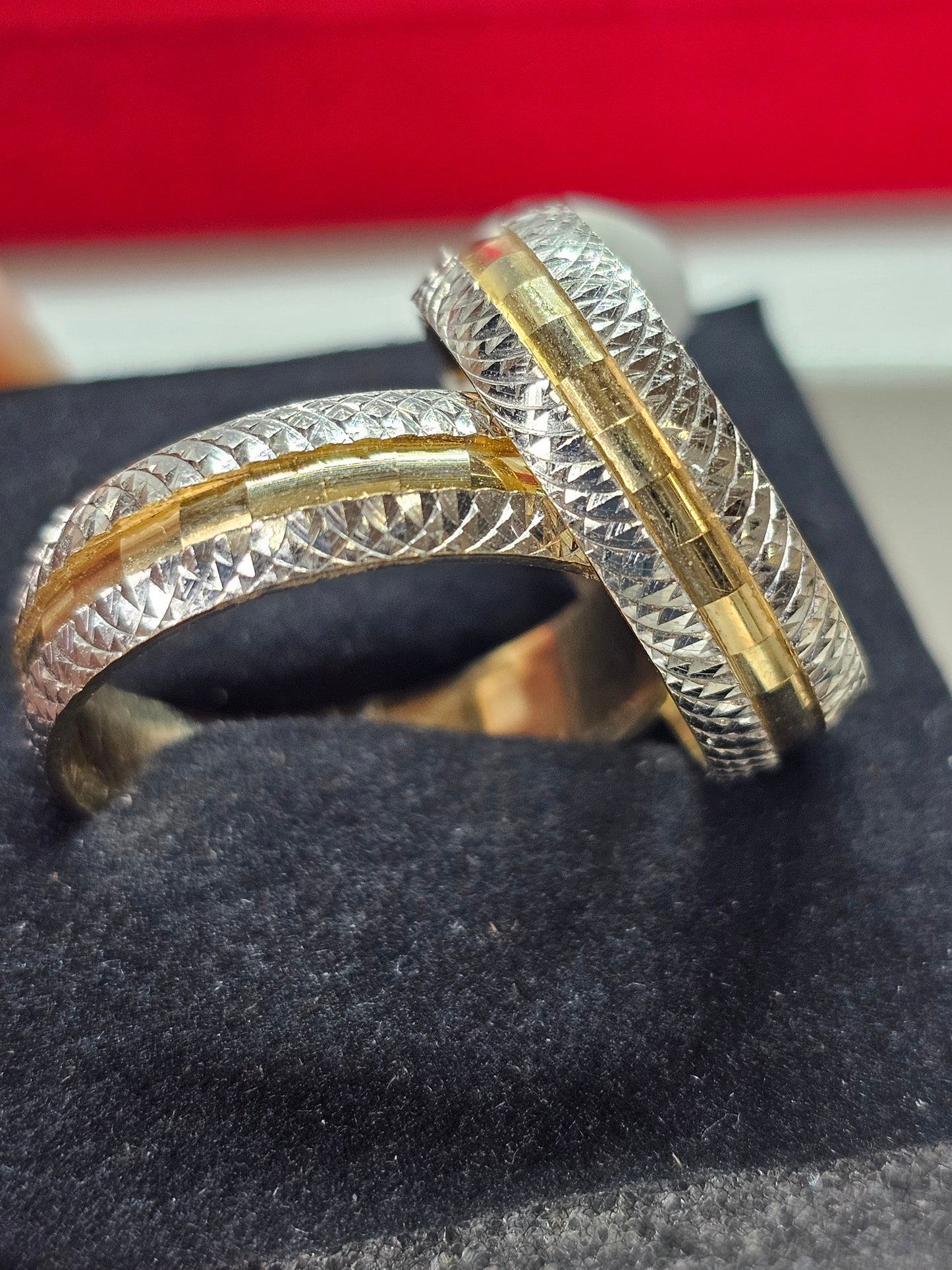 Set de Anillos de Boda 14k
