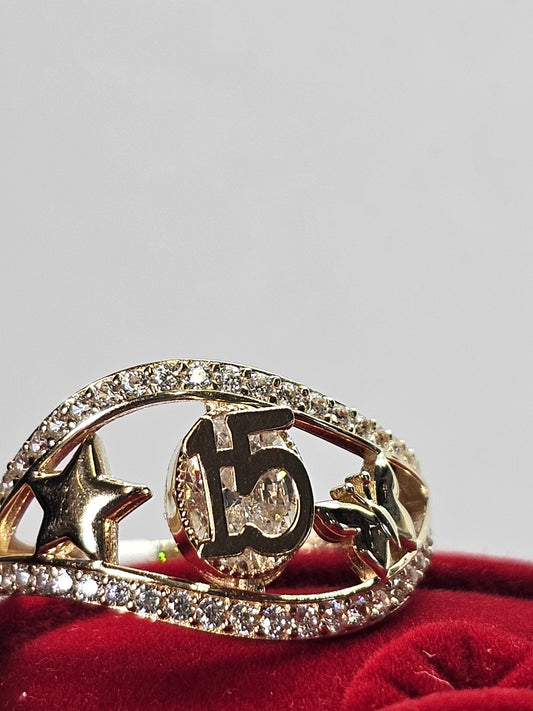 Anillo de 15 Años 14k