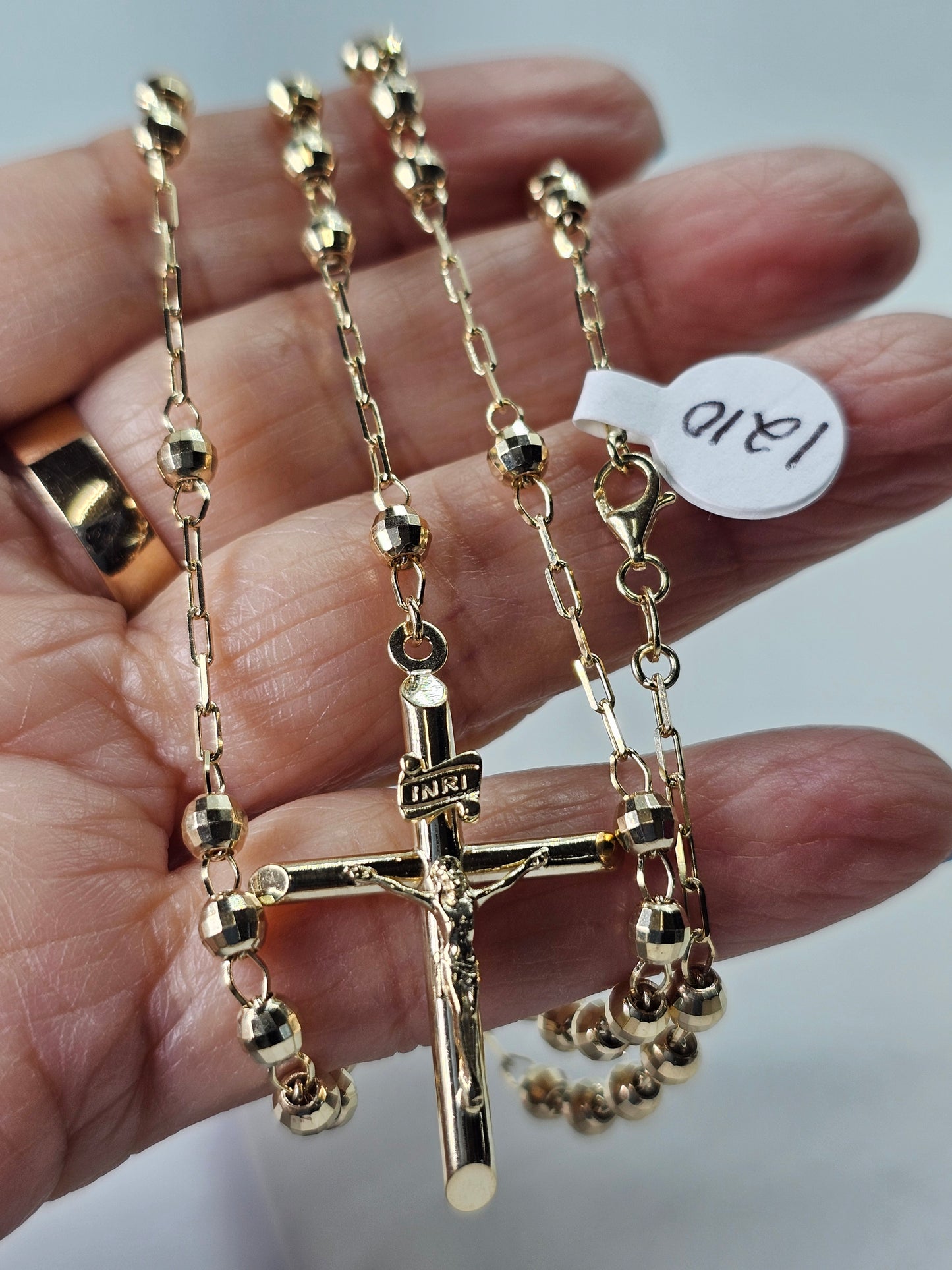 Rosario 10k Oro Italiano