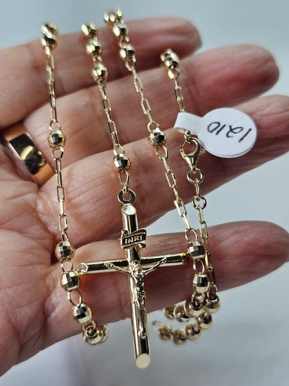 Rosario 10k Oro Italiano