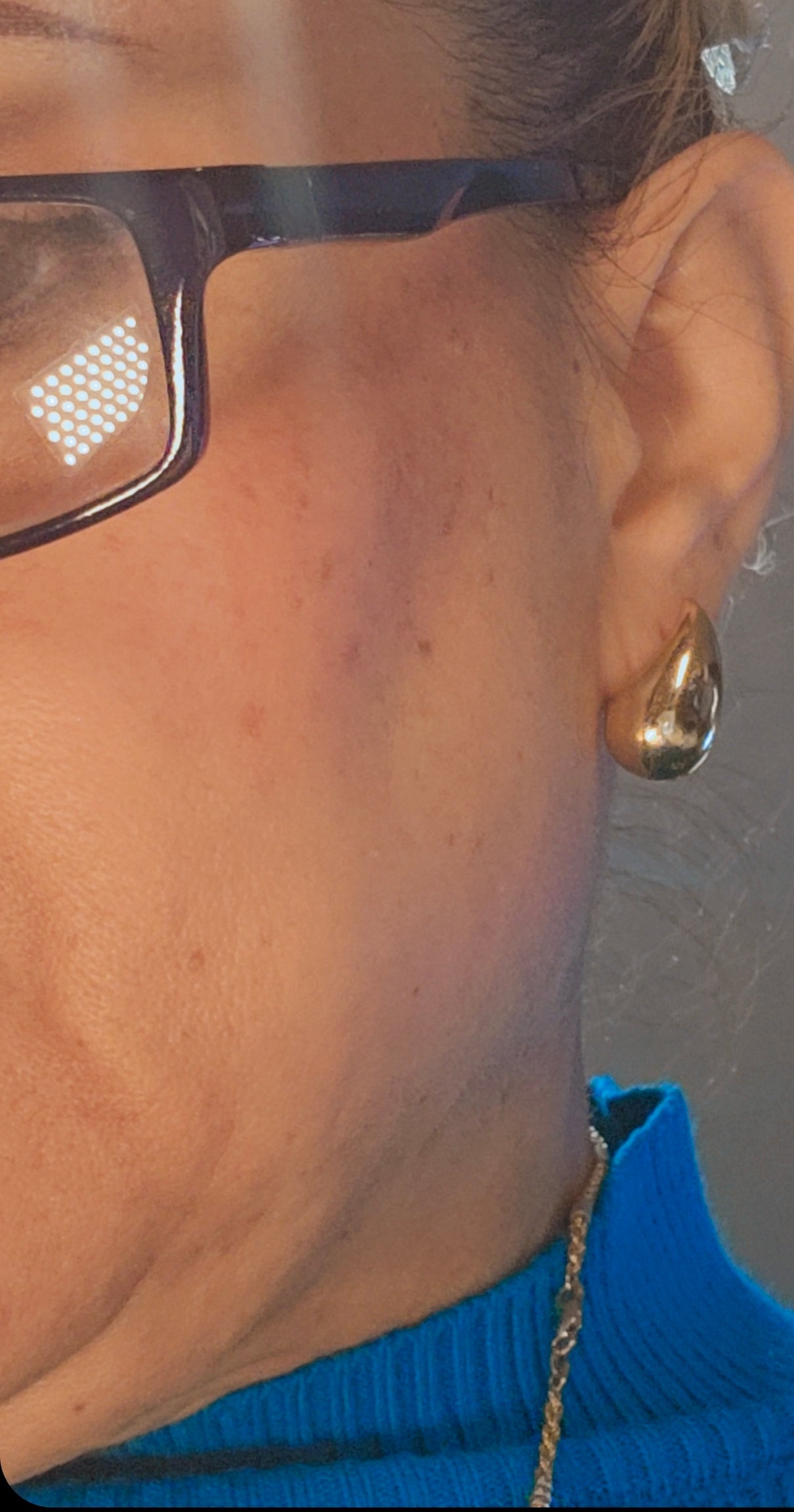 Aretes de Gota 14k Oro Italiano