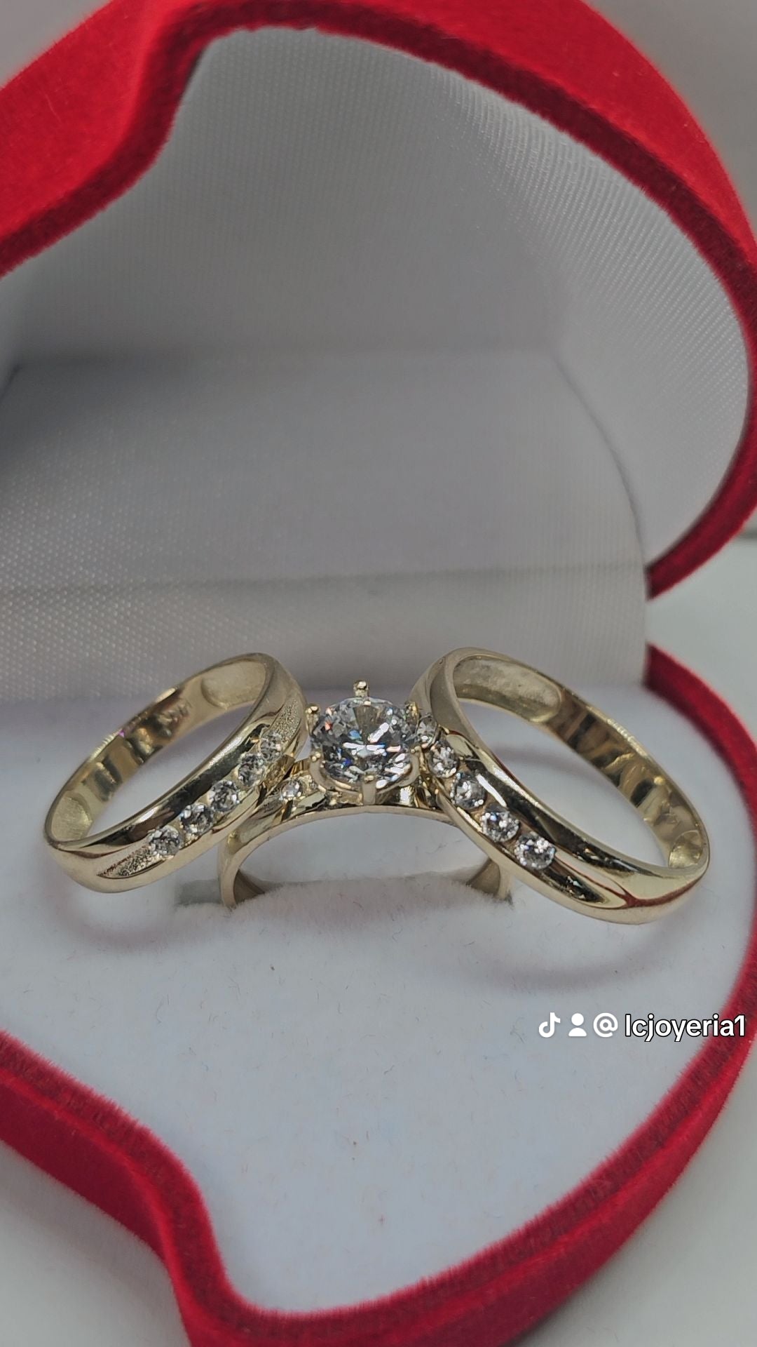 Anillos de Boda Set 14k