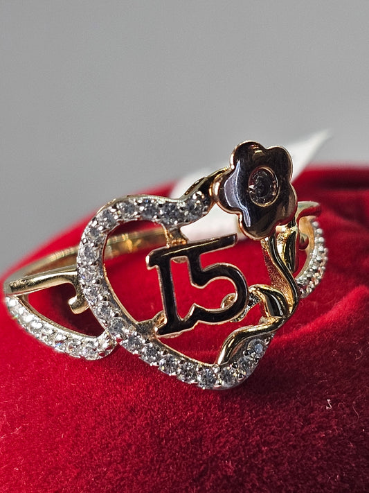 Anillo de 15 Años 14k