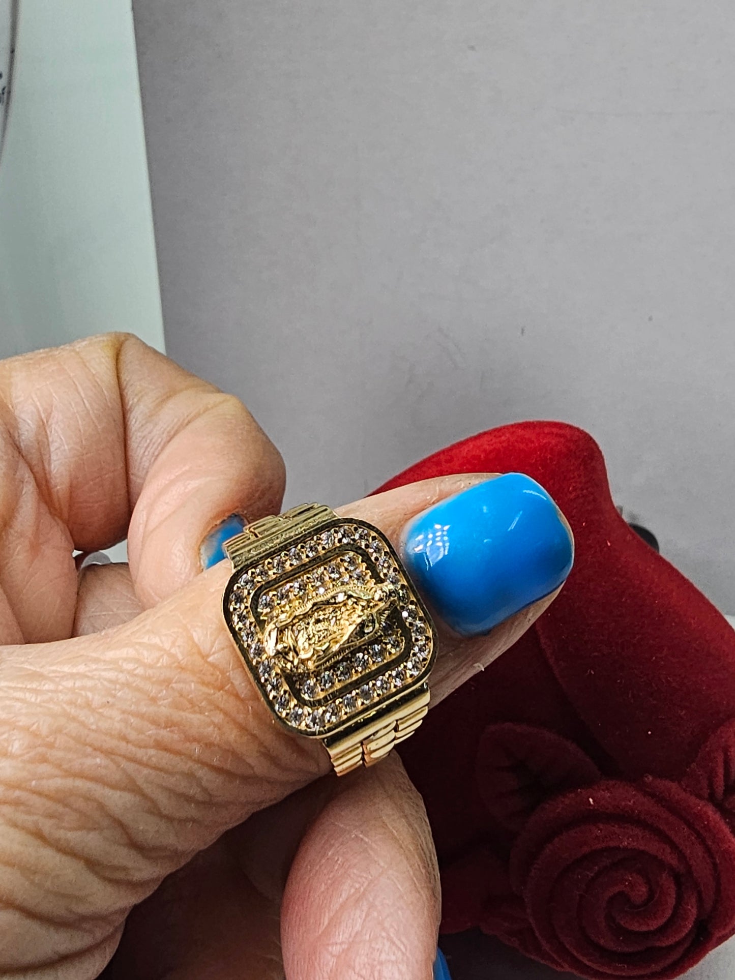 Anillo para caballero 10k