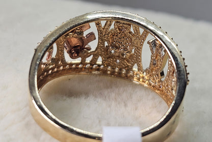 14K Gold Good Luck Charms Ring - Anillo de la suerte 14k