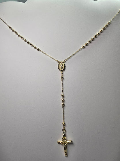 10K Italian Gold Rosary - Rosario 10k Oro Italiano