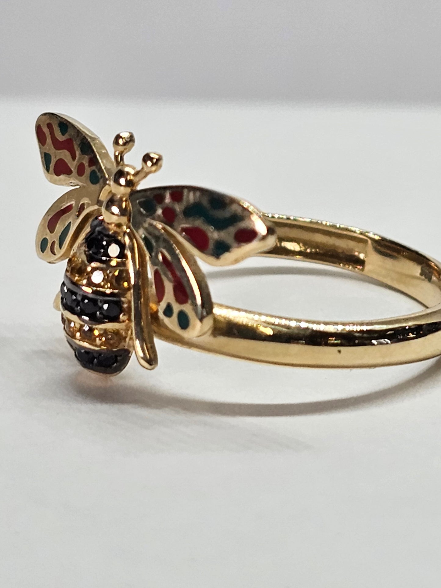 Anillo Abeja Oro 14k