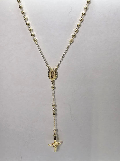 10K Italian Gold Rosary - Rosario 10k Oro Italiano