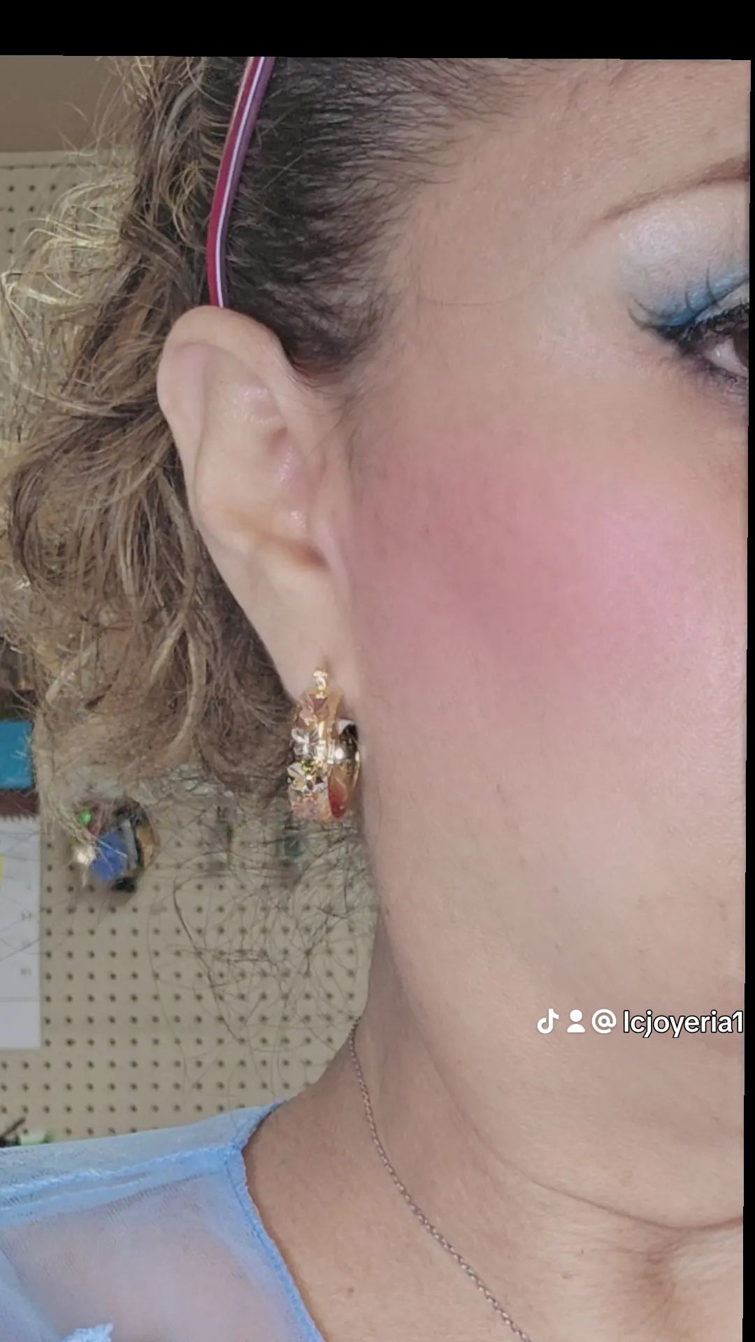 Arracada 14k oro Mariposa