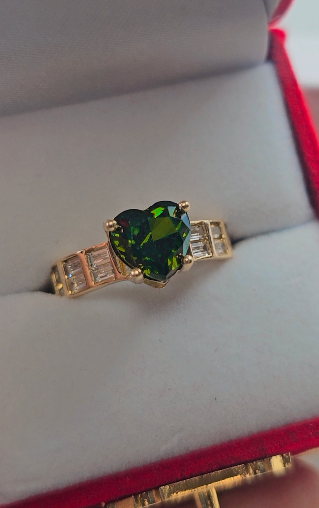 Anillo Corazón Oro 14k #7