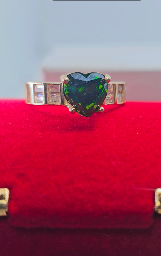 Anillo Corazón Oro 14k #7